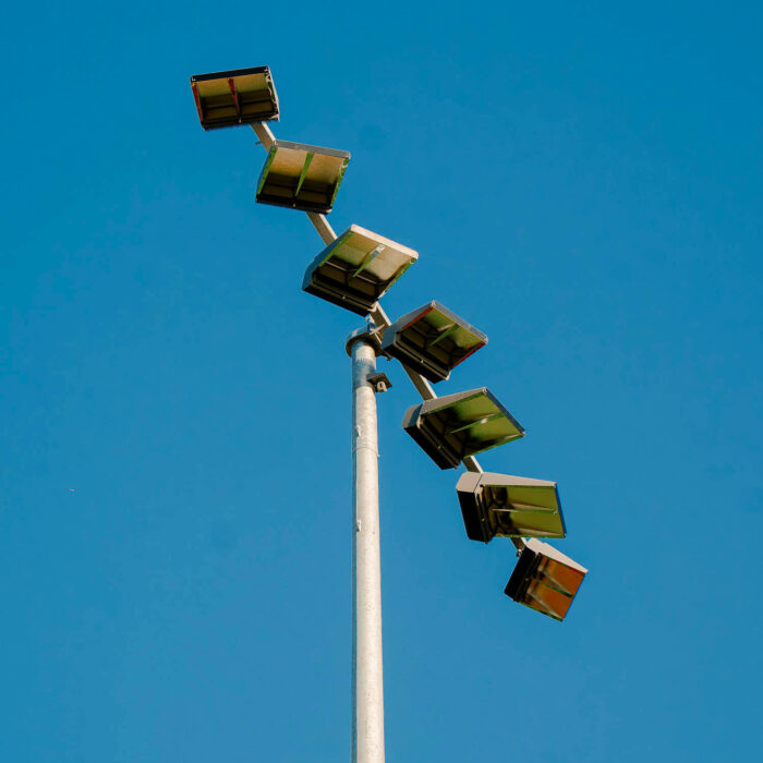 Bradley 315 Sports Park lighting post - powered by commercial electrical contractor, Excel Electric