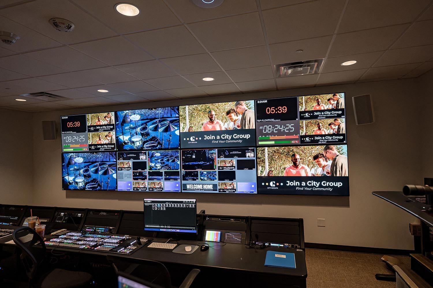 Grace City Church Electrical Design Build Communications Center