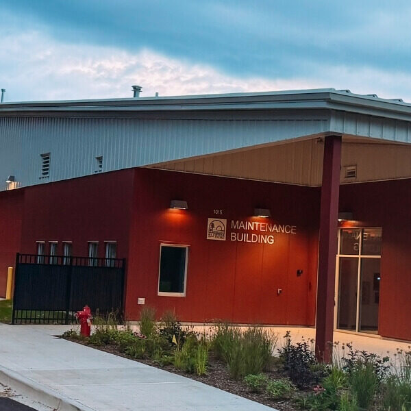 Glencoe Park District – Park Maintenance Facility & Takiff Park Improvements Exterior