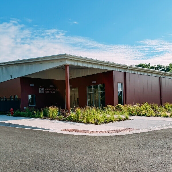 Glencoe Park District – Park Maintenance Facility & Takiff Park Improvements - Building Exterior